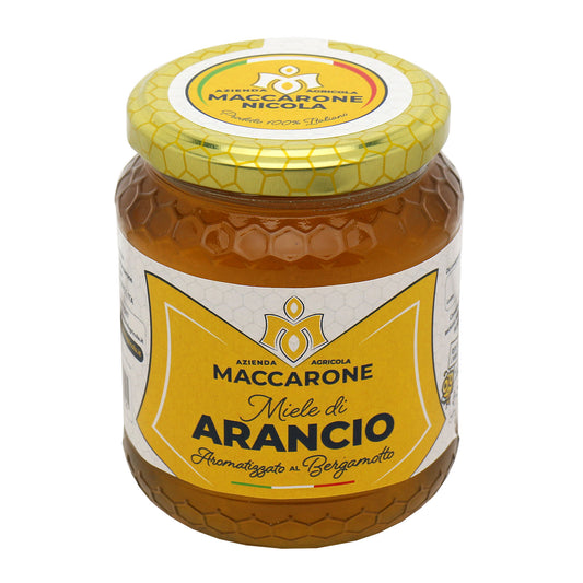 Miele di Arancio aromatizzato al Bergamotto